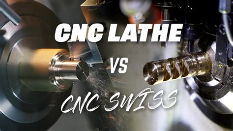 cnc swiss machine operator|swiss machining vs lathe machine.